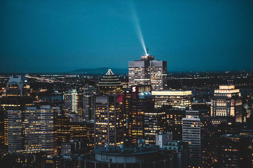 Montreal downtown Photo Credit Michel Descharles