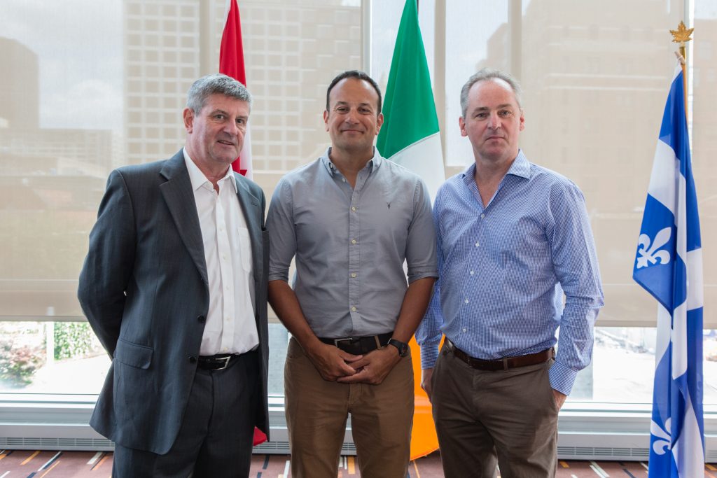 Leo Eric Varadkar Vivian Doyle Kelly Conor Barry ICCC Montreal luncheon 2017